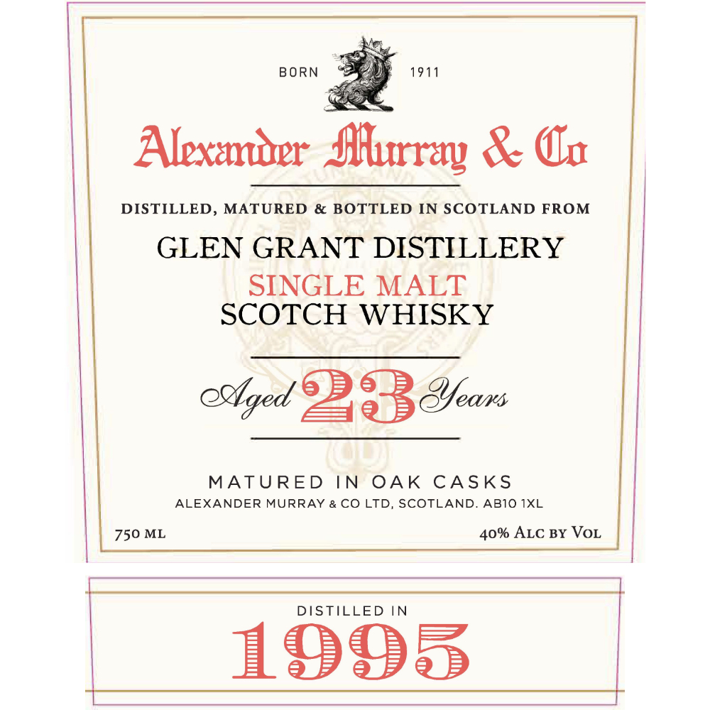 Buy Alexander Murray & Co Glen Grant 23 Year Old 1995 Online