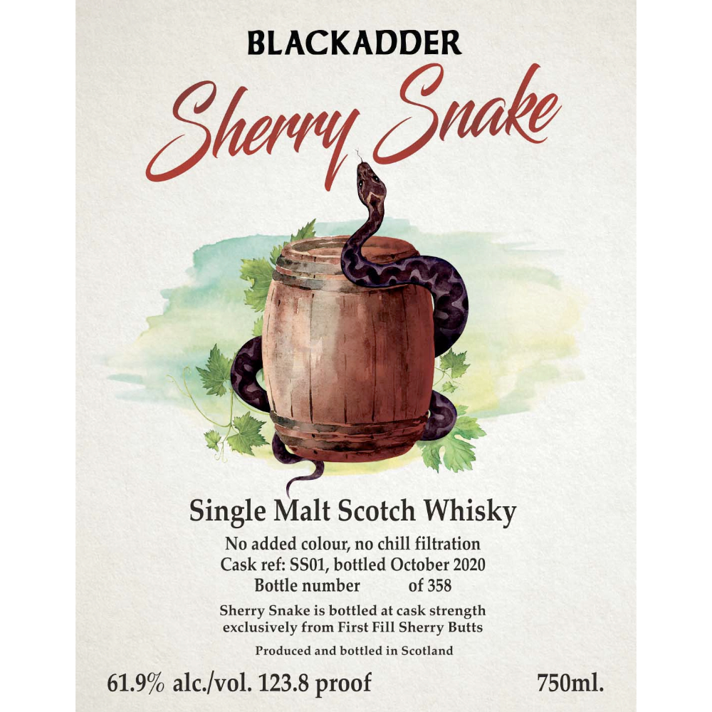 Buy Blackadder Sherry Snake Single Malt Scotch Online