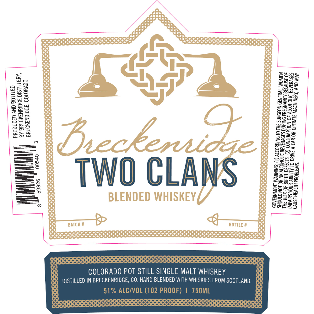 Buy Breckenridge Two Clans Blended Whiskey Online