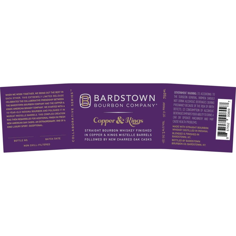Buy Bardstown Bourbon Copper & Kings Double Mistelle Finish 2 Online