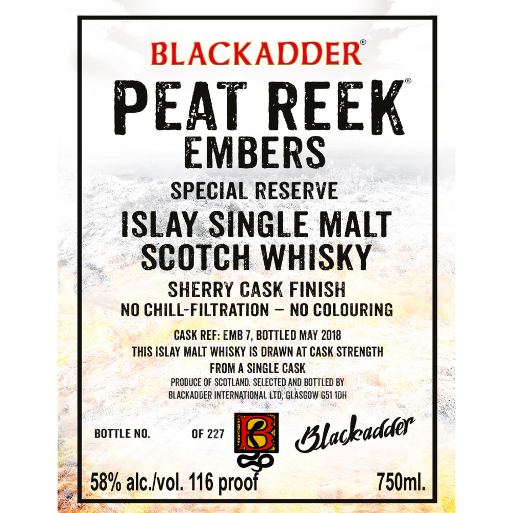 Buy Black Adder Peat Reek Embers Online
