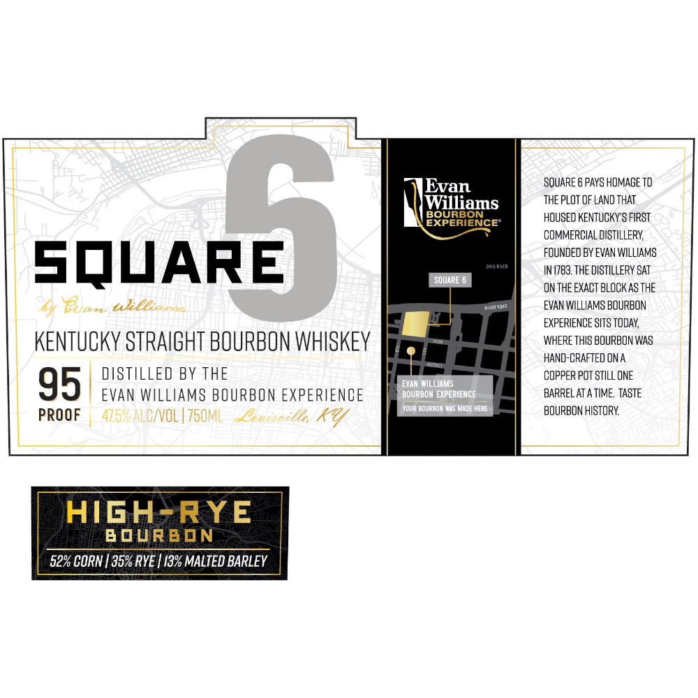 Buy Evan Williams Square 6 Bourbon Online