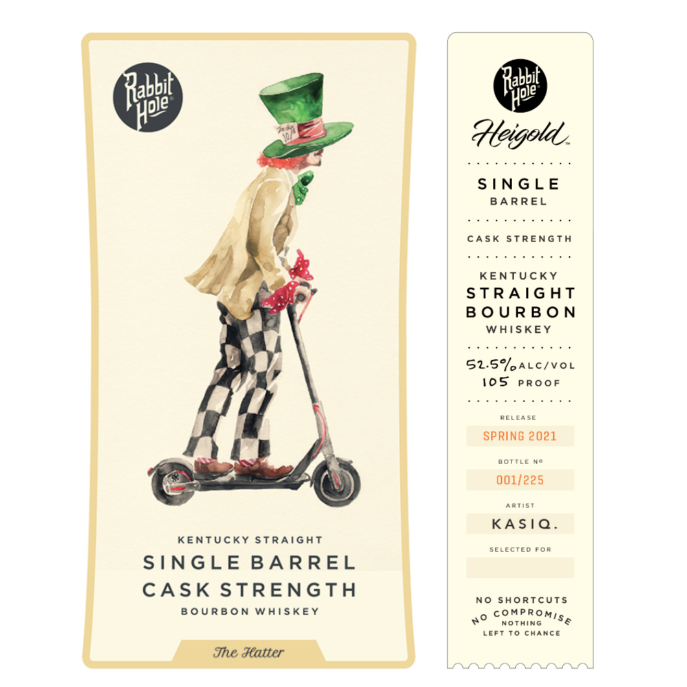 Buy Rabbit Hole Single Barrel Cask Strength The Hatter Online