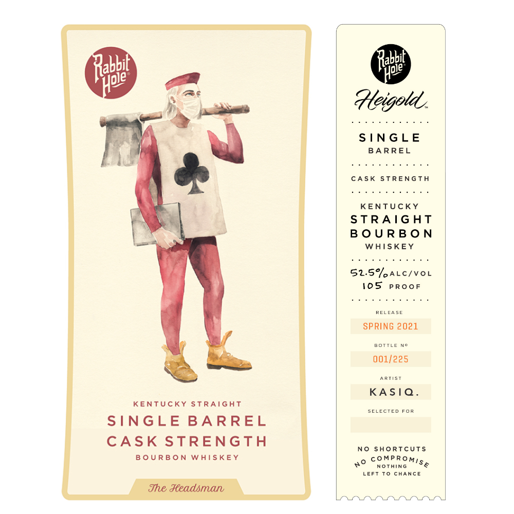 Buy Rabbit Hole Single Barrel Cask Strength The Headsman Online