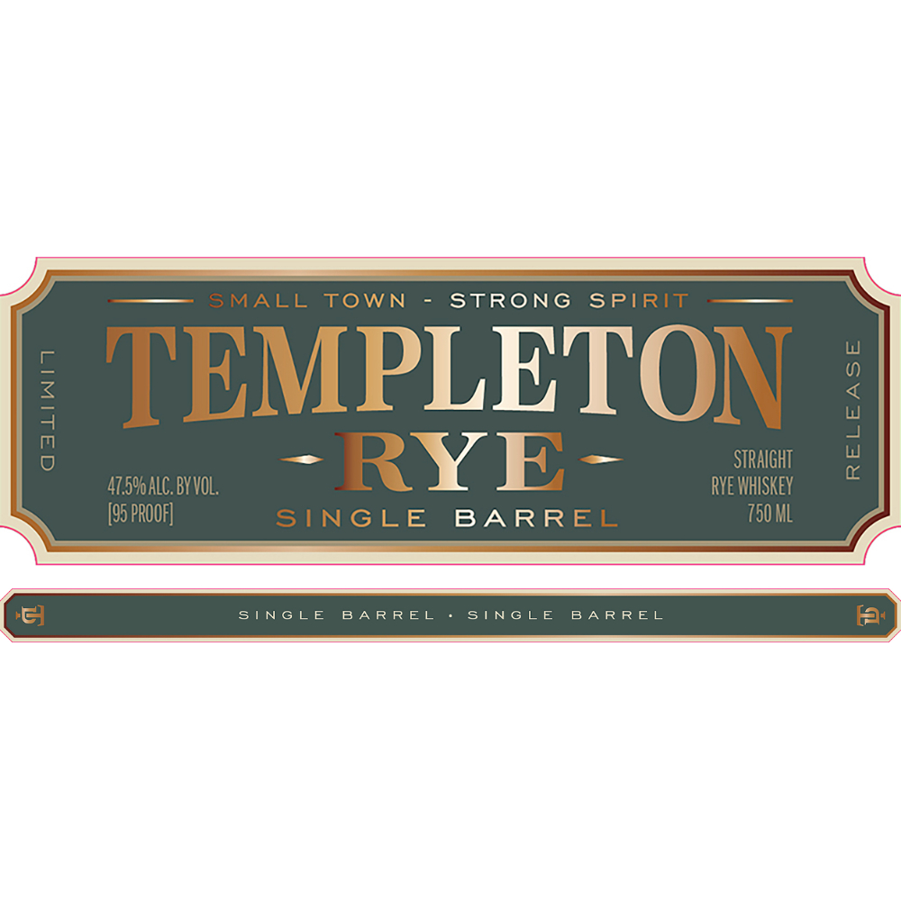 Buy Templeton Single Barrel Rye Online