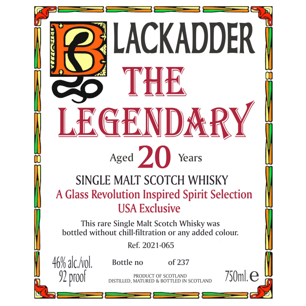 Buy Black Adder The Legendary 20 Year Old Online