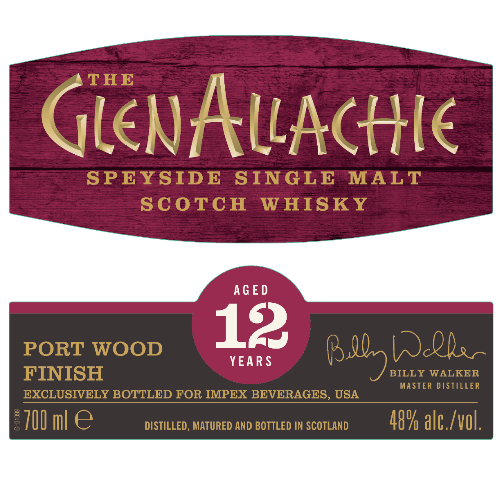 Buy The GlenAllachie Portwood Finish 12 Year Old Online
