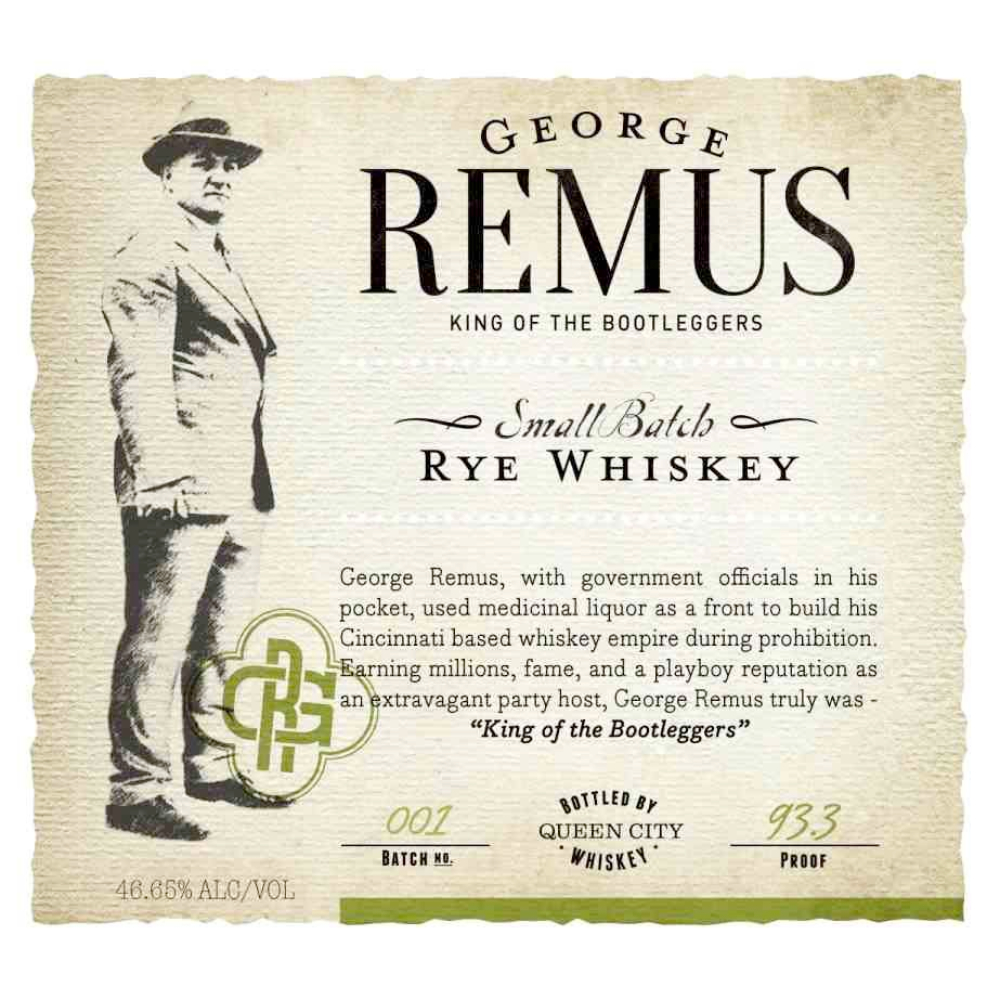 Buy George Remus Small Batch Rye Whiskey Online