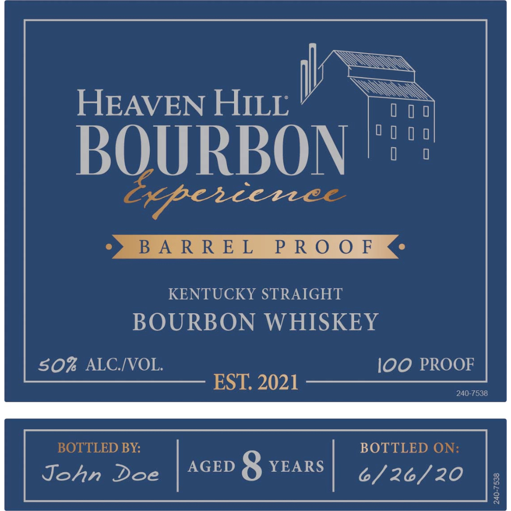 Buy Heaven Hill Bourbon Experience Barrel Proof 8 Year Old Online