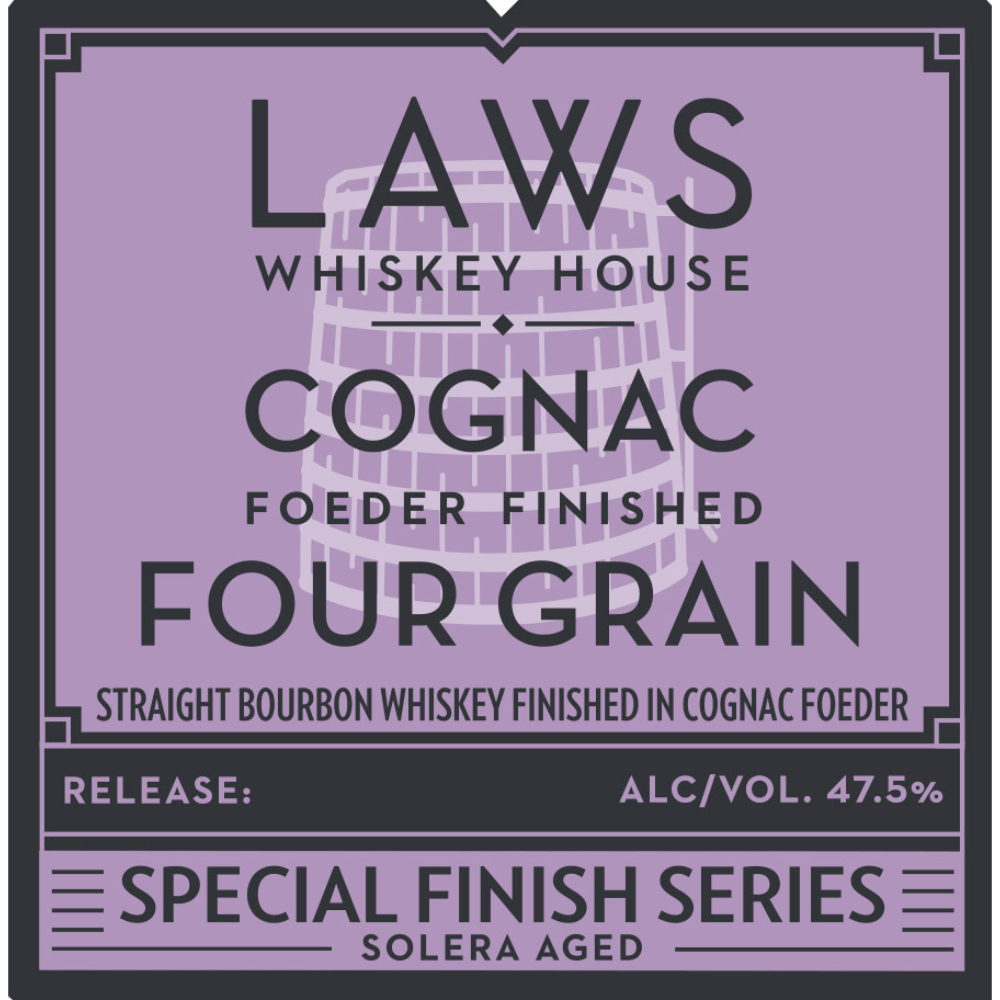 Buy Laws Cognac Foeder Finished Four Grain Bourbon Online