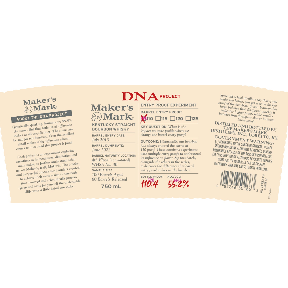 Buy Maker's Mark DNA Project Entry Proof Experiment Online