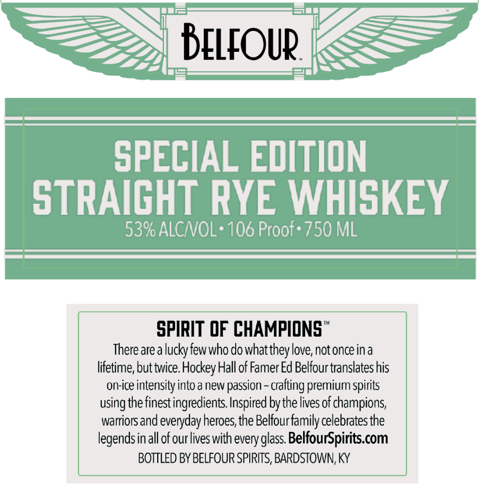 Buy Belfour Special Edition Straight Rye Whiskey Online