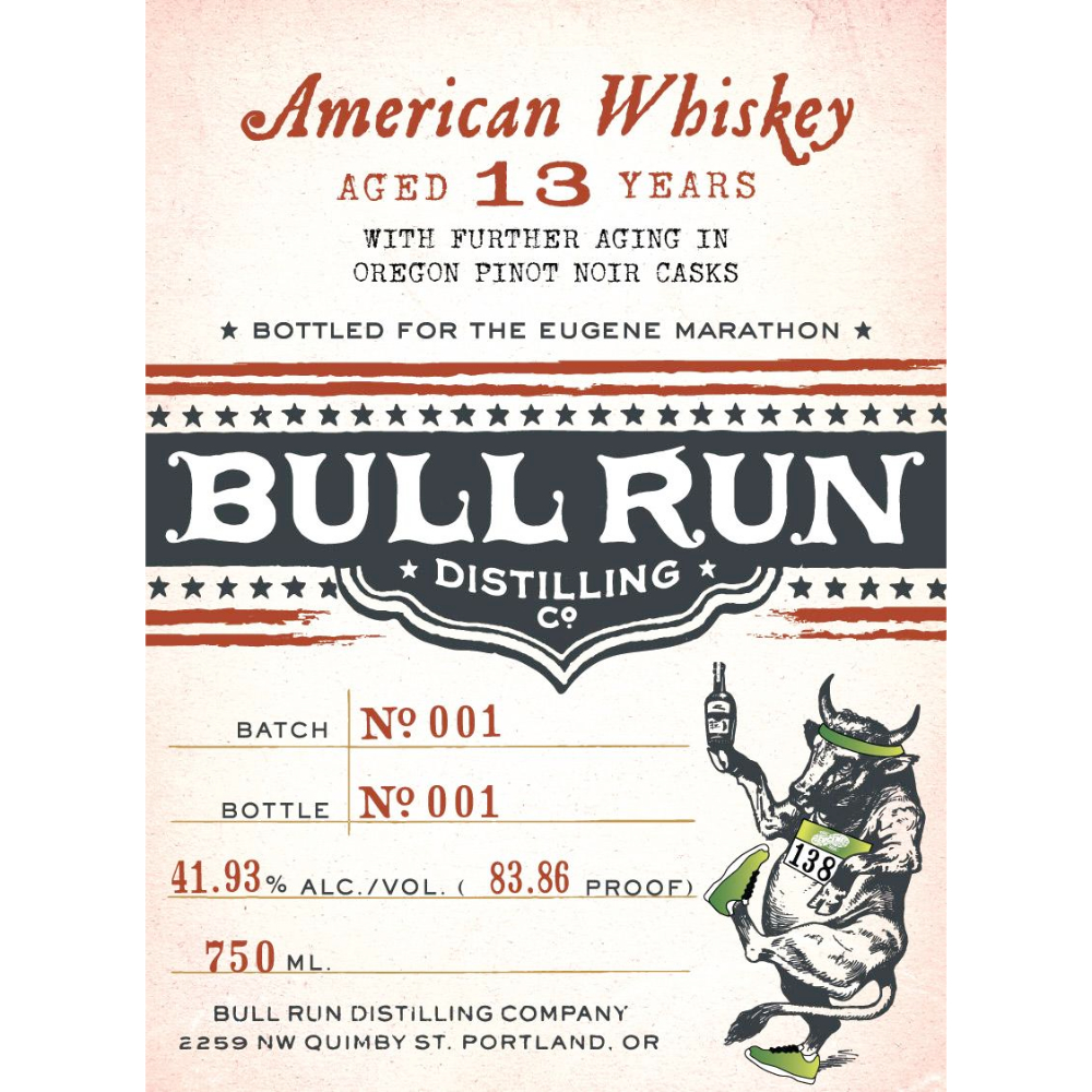 Buy Bull Run Eugene Marathon 13 Year Whiskey Online