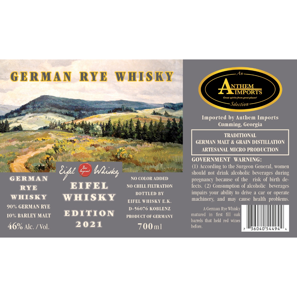 Buy Eifel German Rye Whisky 2021 Edition Online
