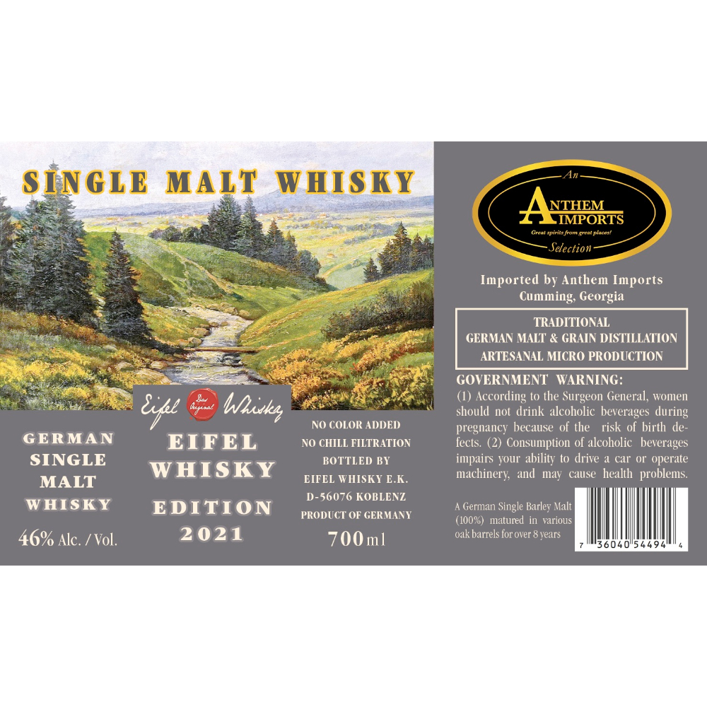 Buy Eifel German Single Malt Whisky 2021 Edition Online