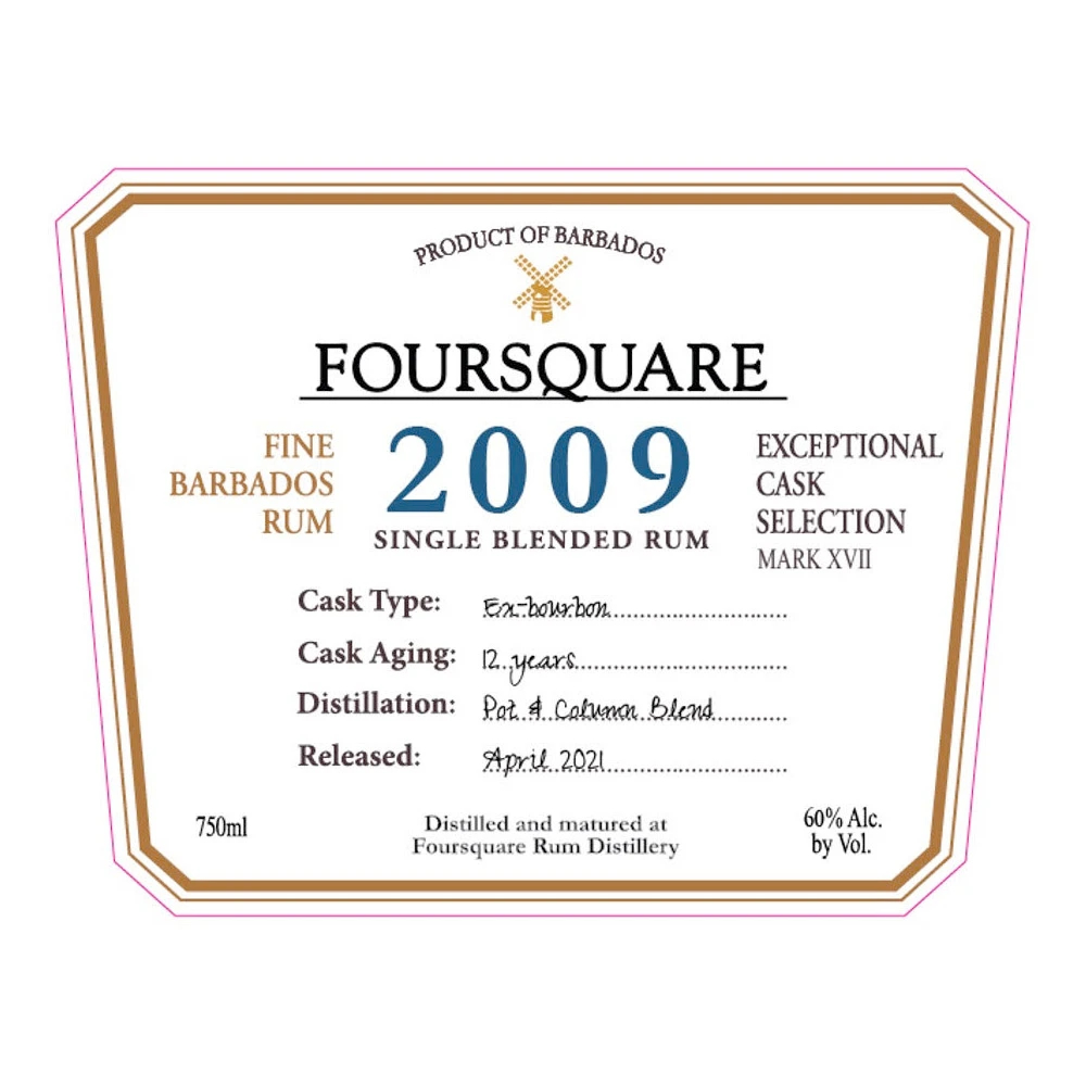 Buy Foursquare 2009 Single Blended Rum Online