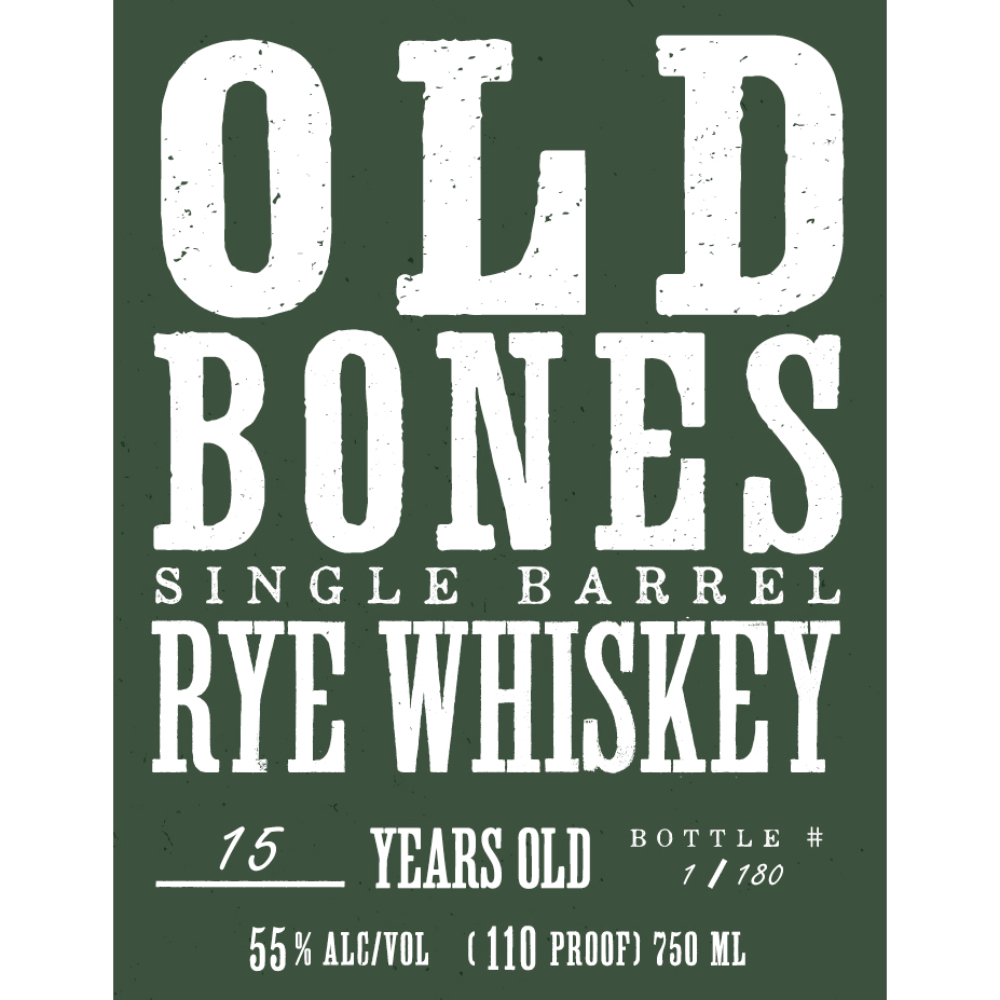 Buy Old Bones 15 Year Single Barrel Rye Online