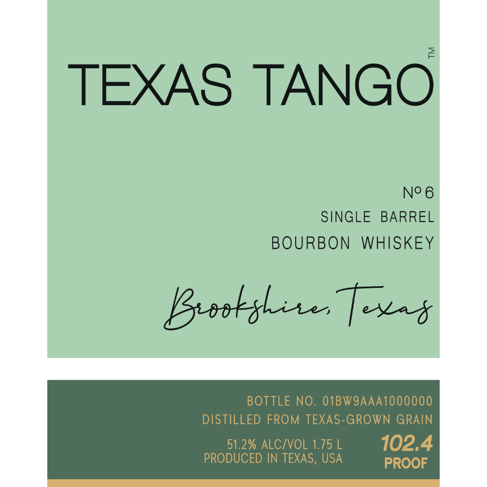 Buy Texas Tango Single Barrel Bourbon Online