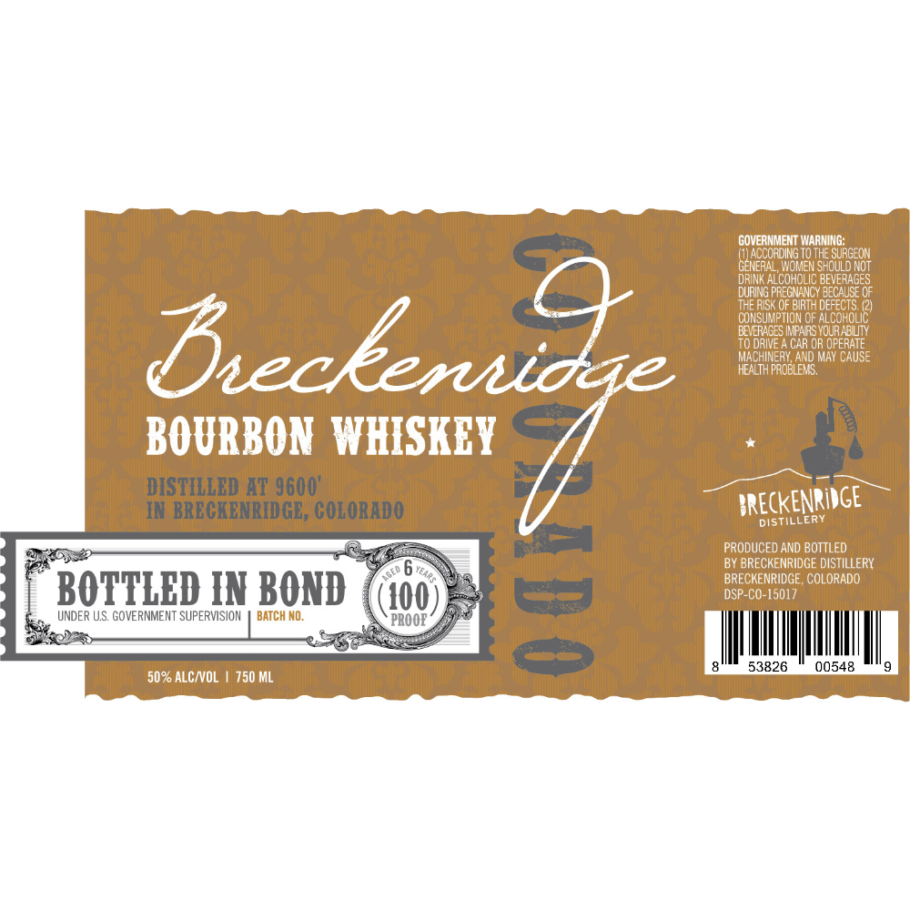 Buy Breckinridge Bottled In Bond Bourbon Online
