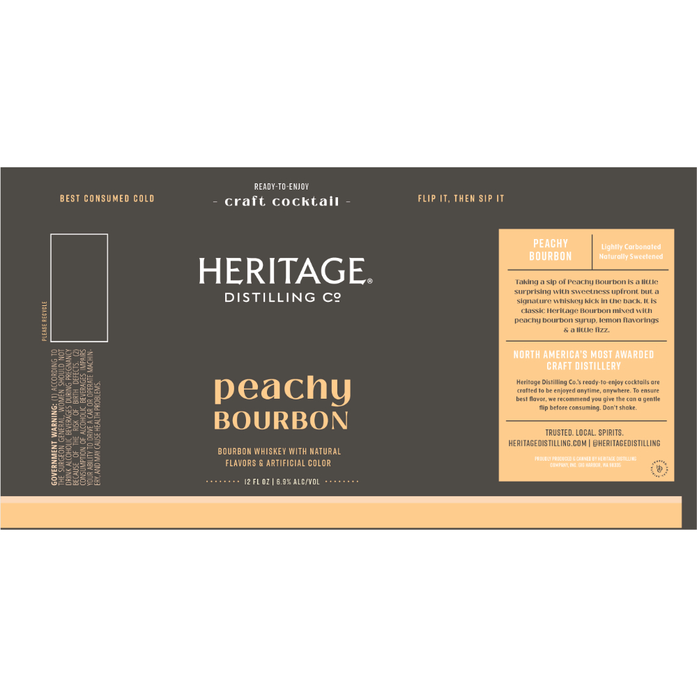 Buy Heritage Distilling Peachy Bourbon Online