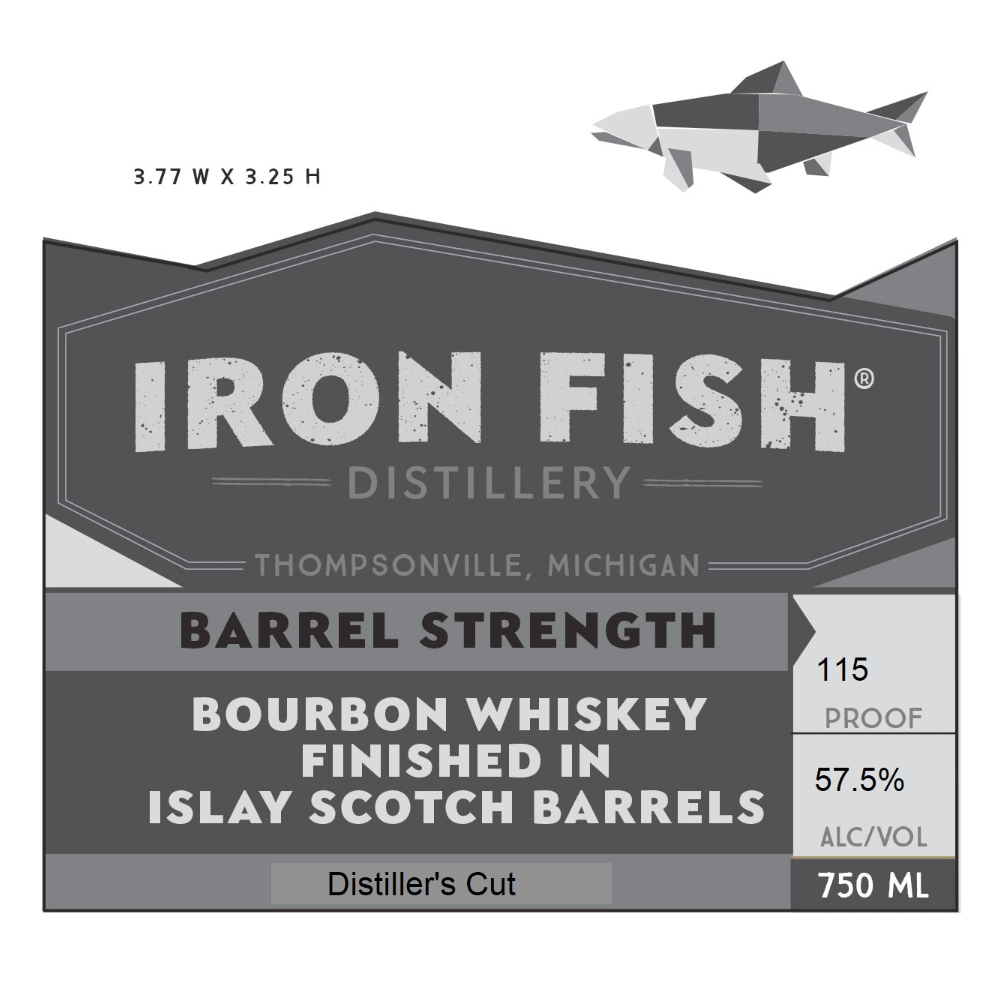 Buy Iron Fish Barrel Strength Bourbon Finished In Islay Scotch Barrels Online