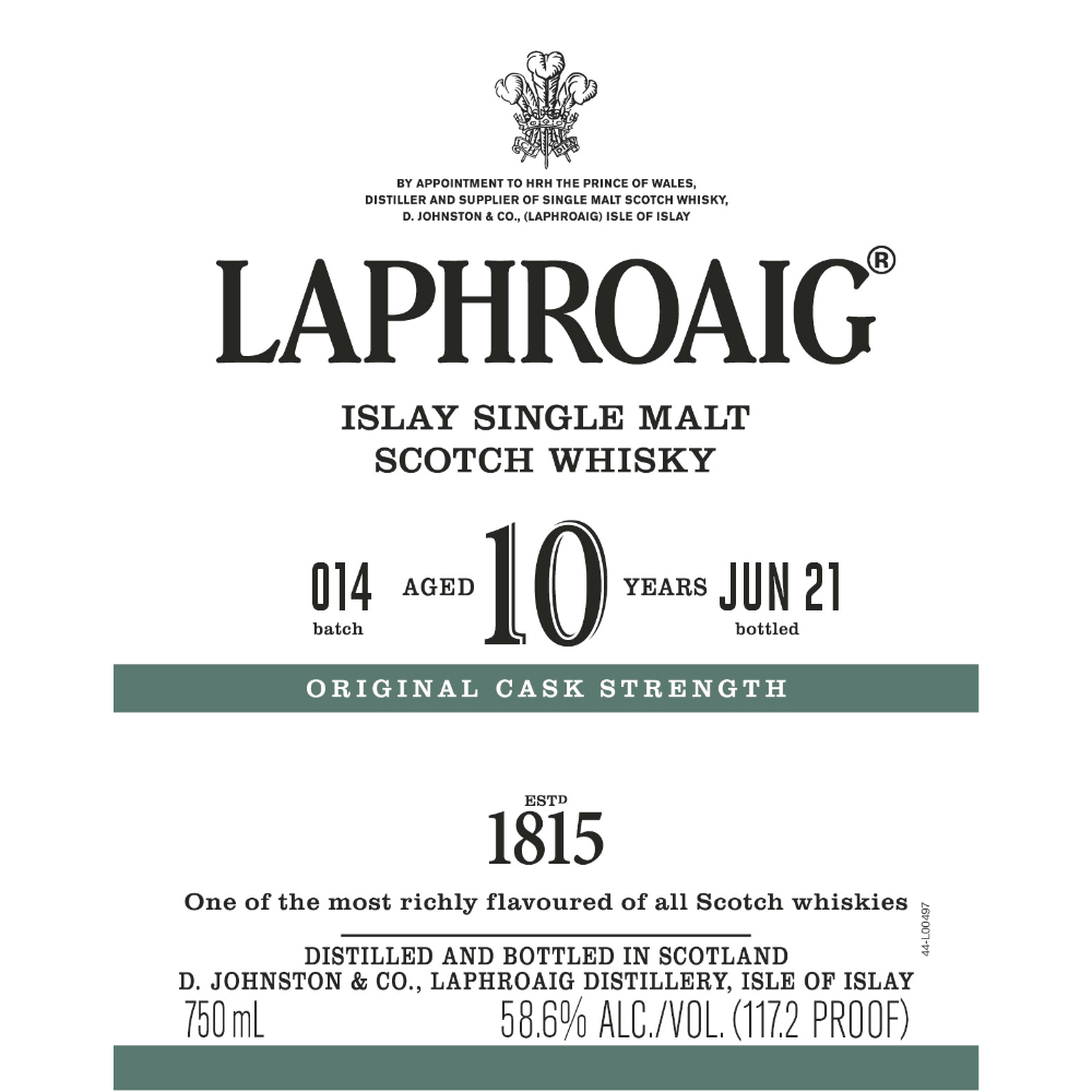 Buy Laphroaig 10 Year Old Cask Strength Batch 014 Online