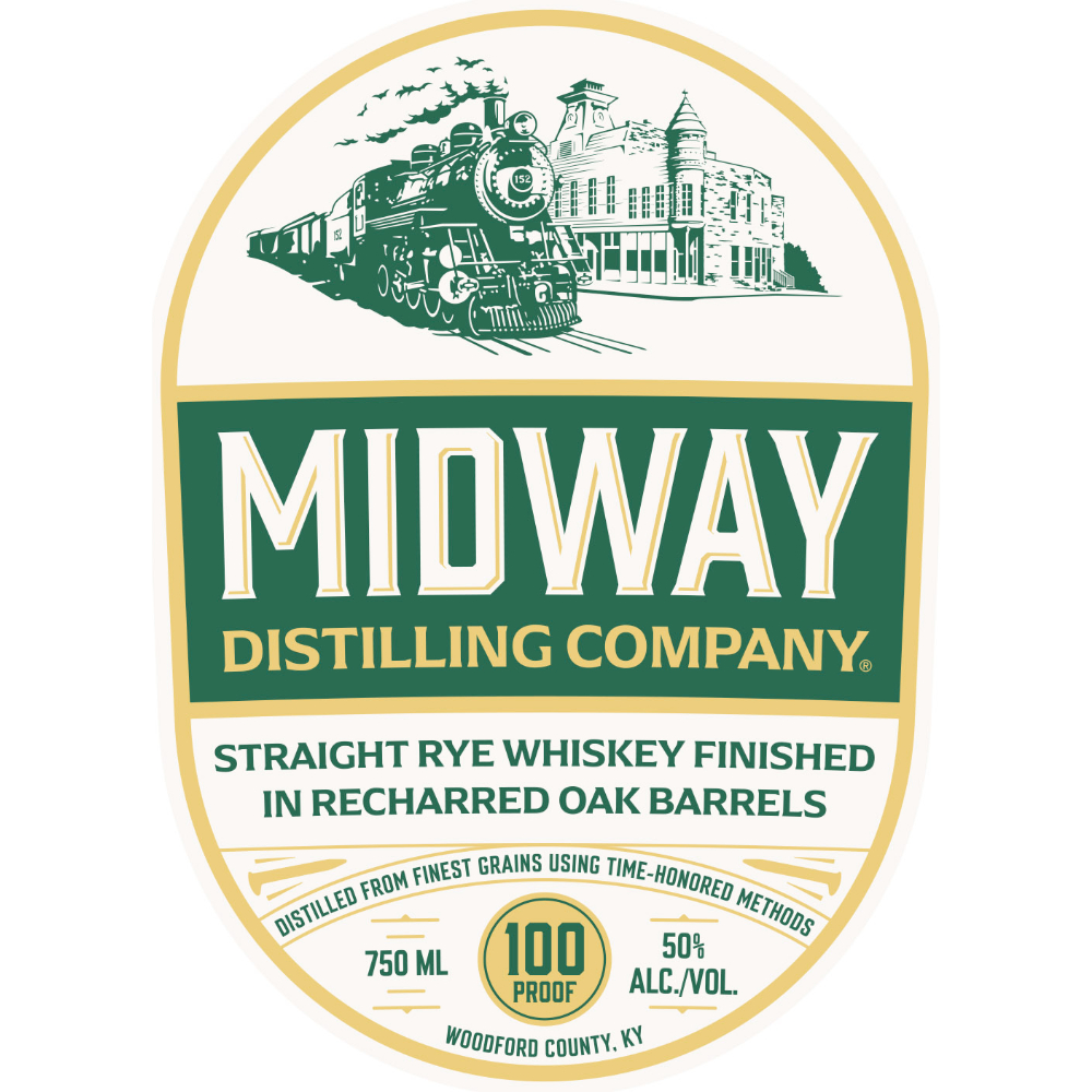 Buy Midway Straight Rye Finished In Recharred Oak Barrels Online