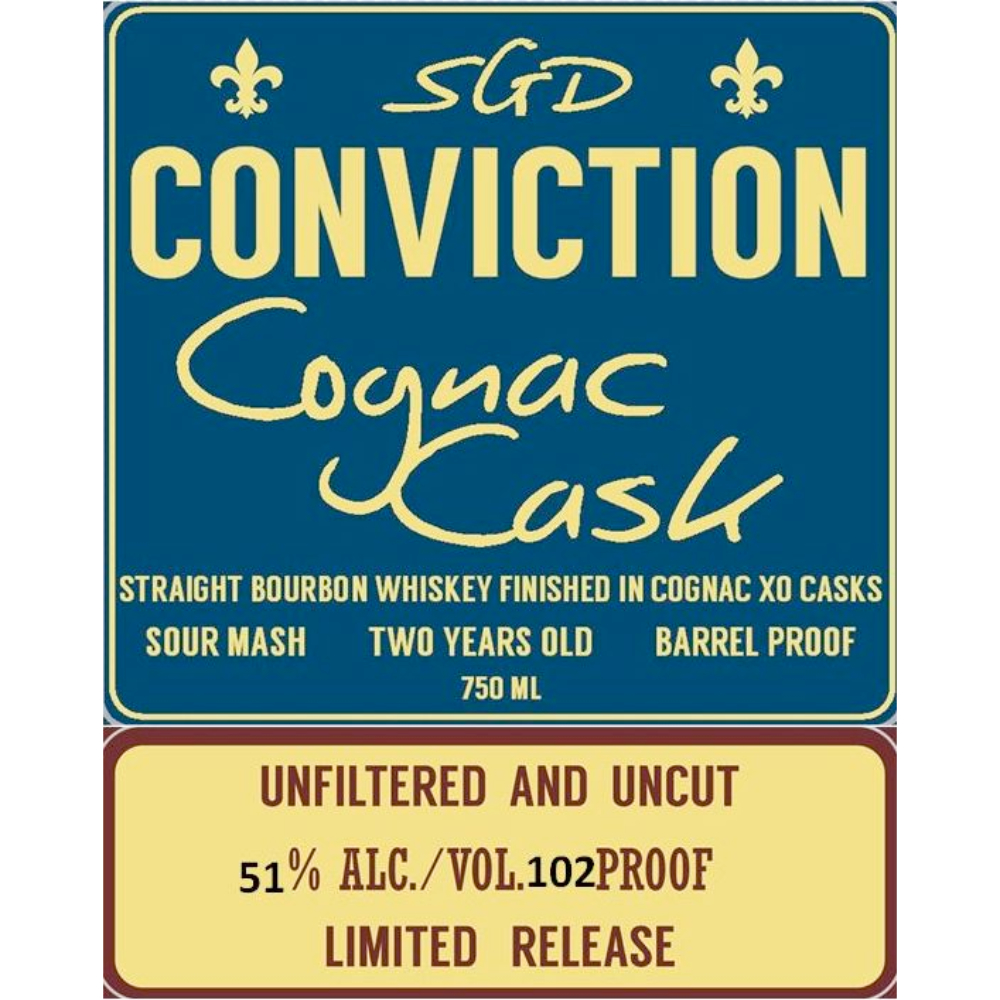 Buy Southern Grace Disitlleries Conviction Cognac Cask Finished Online