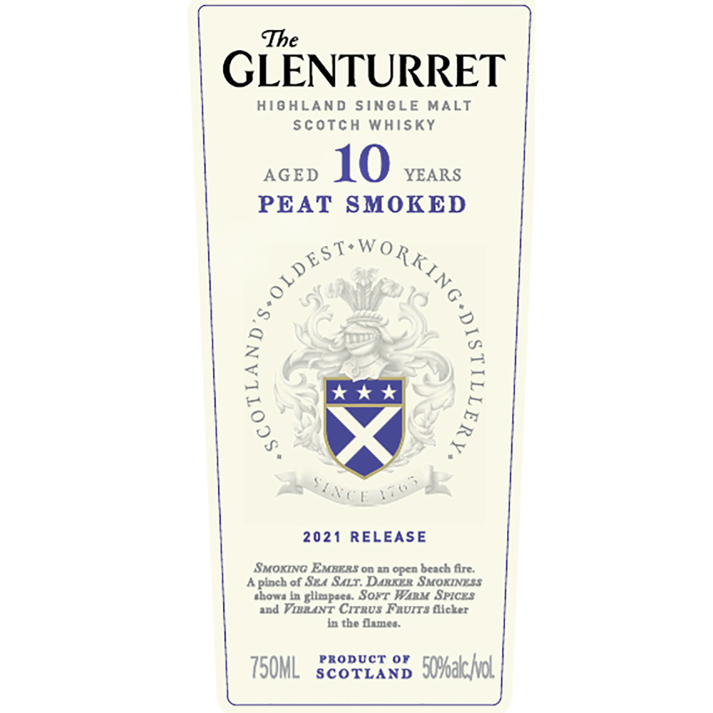 Buy The Glenturret 10 Year Old Peat Smoked 2021 Release Online