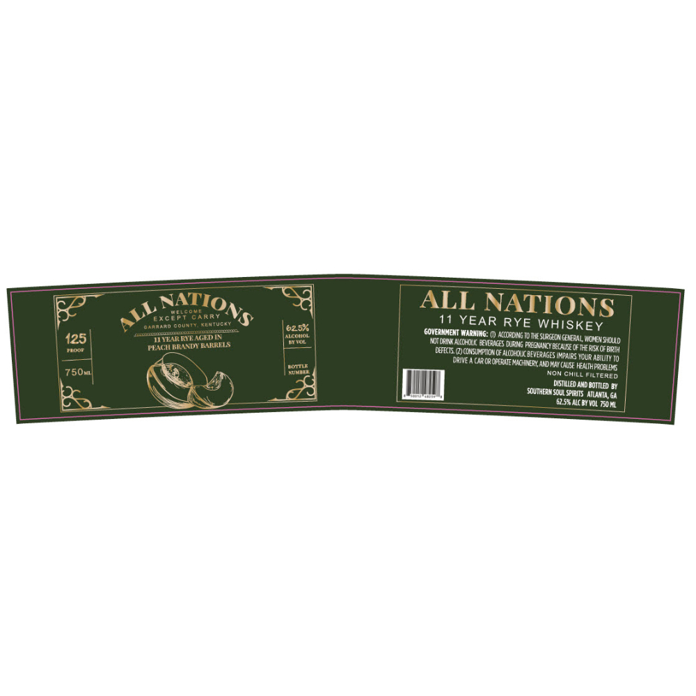 Buy All Nations 11 Year Rye Aged In Peach Brandy Barrels Online