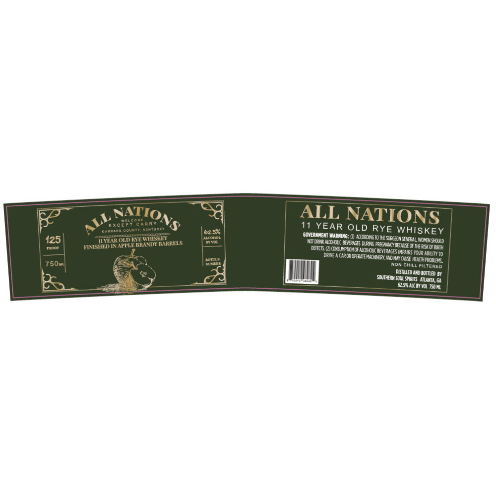 Buy All Nations 11 Year Rye Finished In Apple Brandy Barrels Online