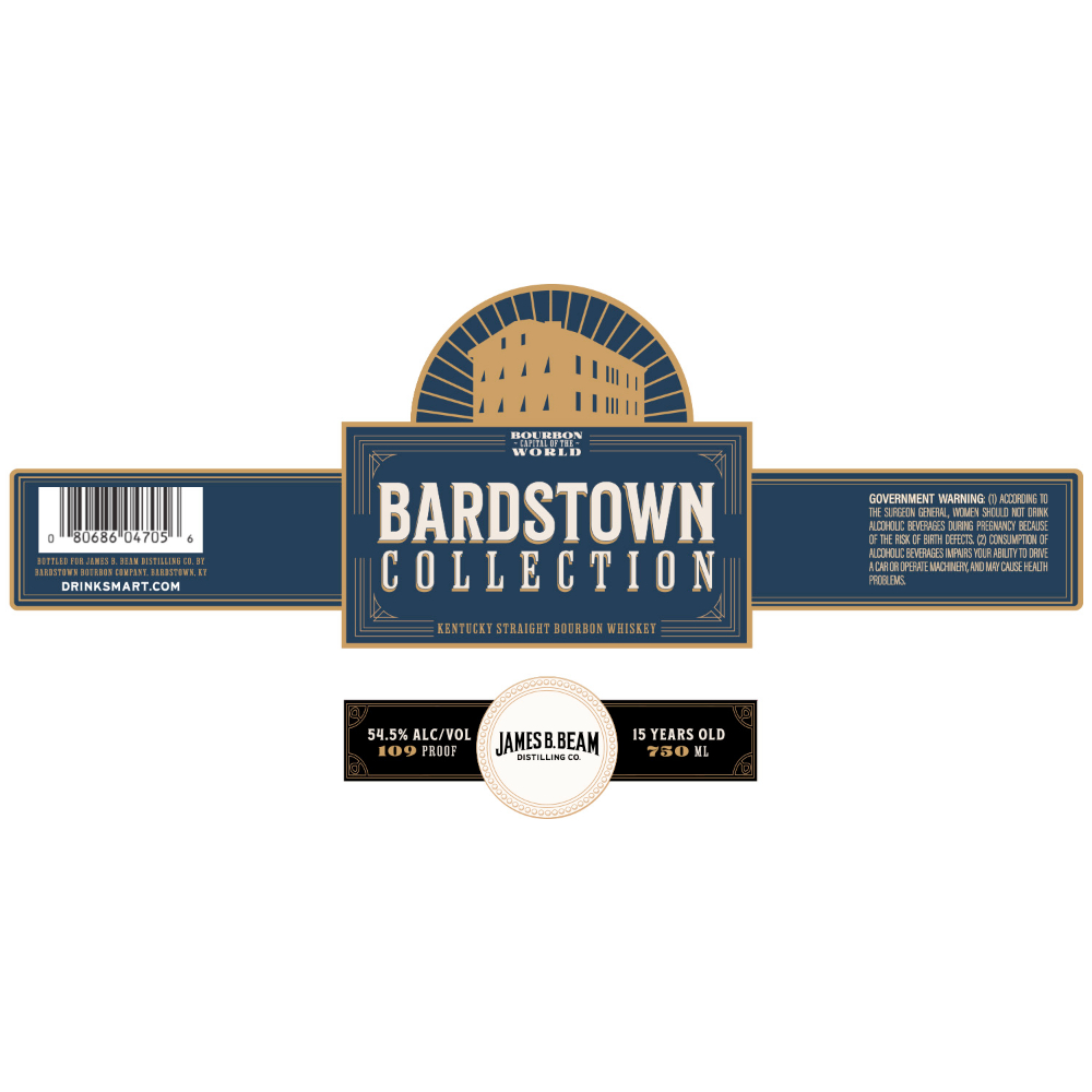 Buy Bardstown Collection James B. Beam 15 Year Old Bourbon Online
