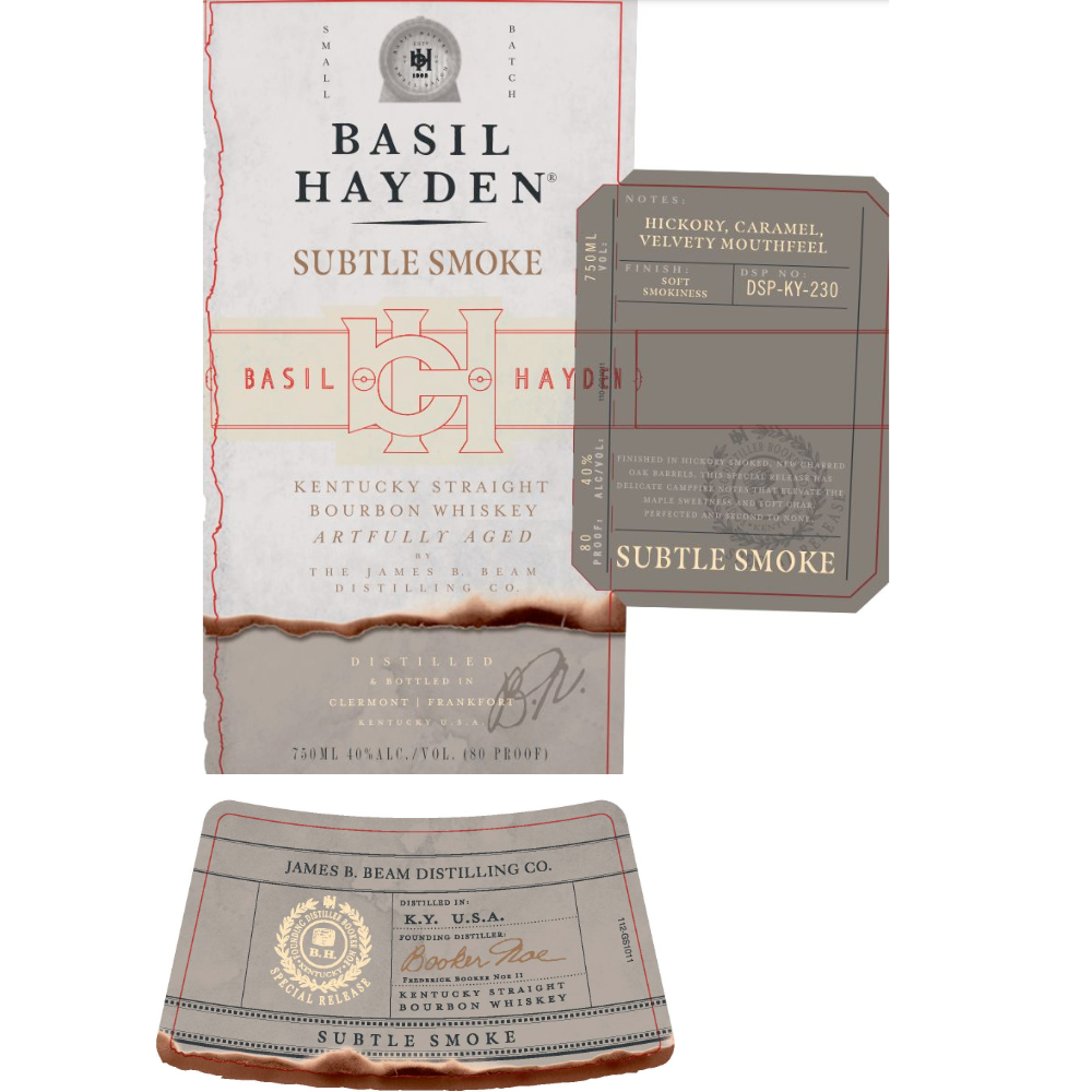 Buy Basil Hayden Subtle Smoke Kentucky Straight Bourbon Online