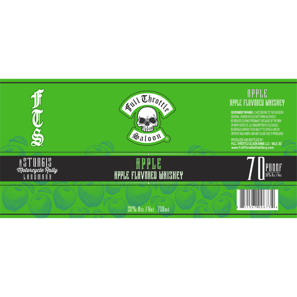 Buy Full Throttle Saloon Apple Flavored Whiskey Online