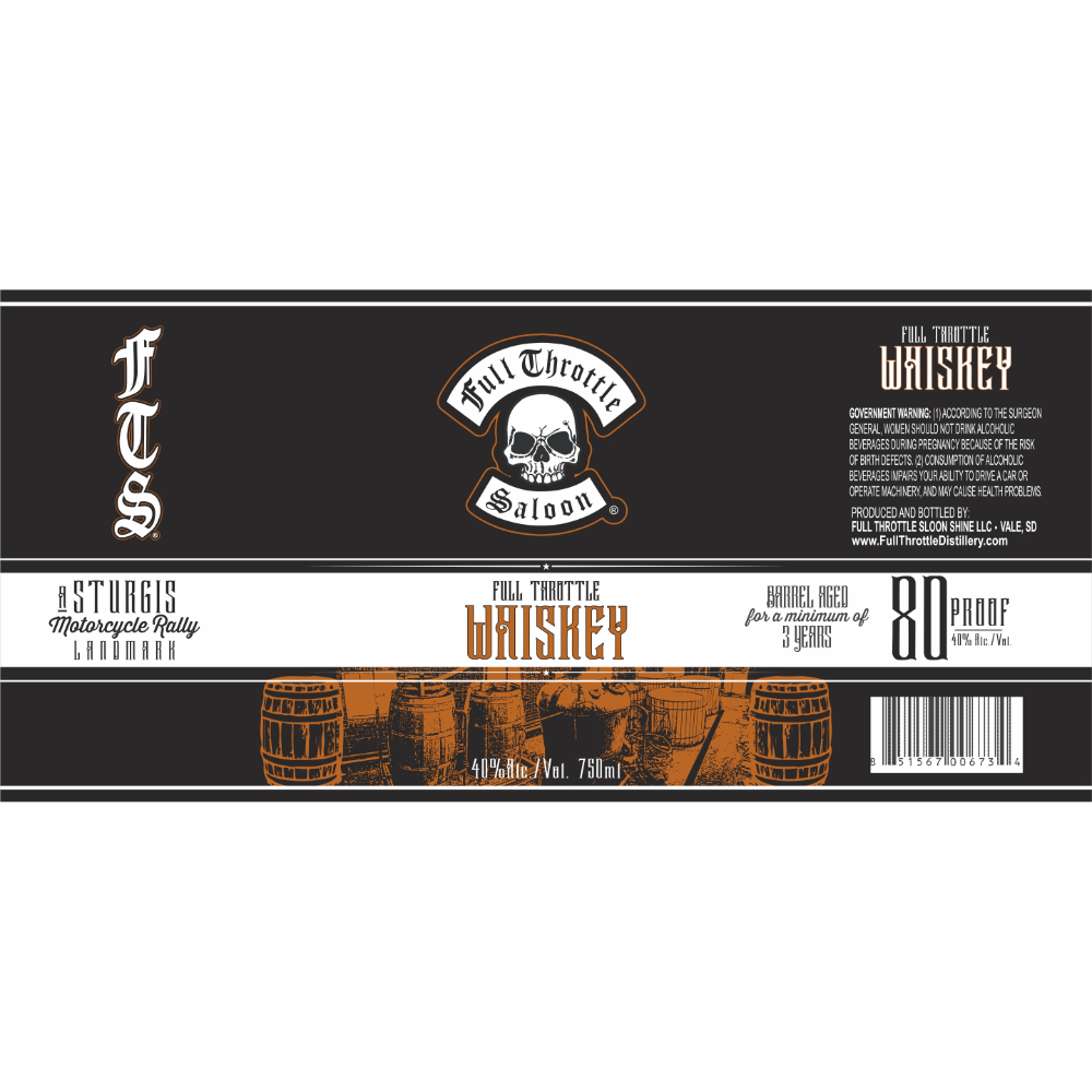 Buy Full Throttle Saloon Full Throttle Whiskey Online