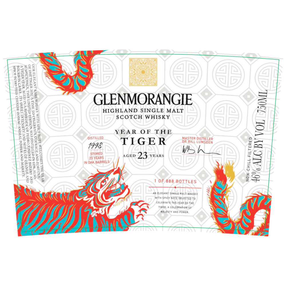 Buy Glenmorangie Year Of The Tiger Aged 23 Years Online