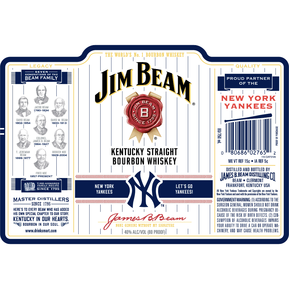 Buy Jim Beam New York Yankees Edition Online