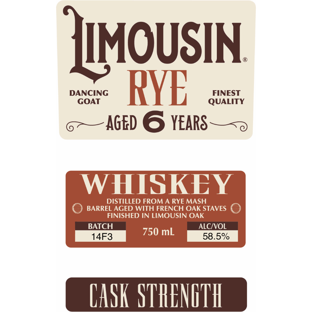 Buy Limousin 6 Year Old Cask Strength Rye Online