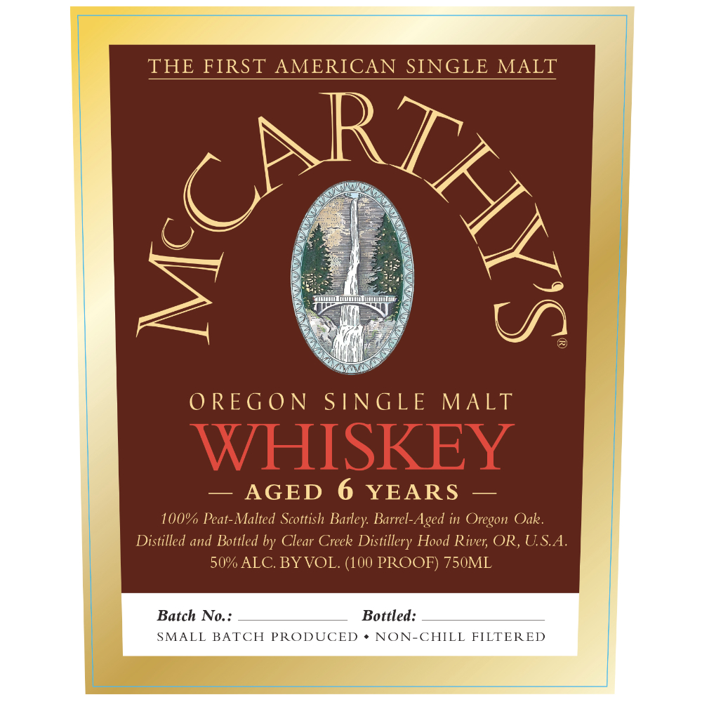 Buy McCarthy’s 6 Year Old Oregon Single Malt Online