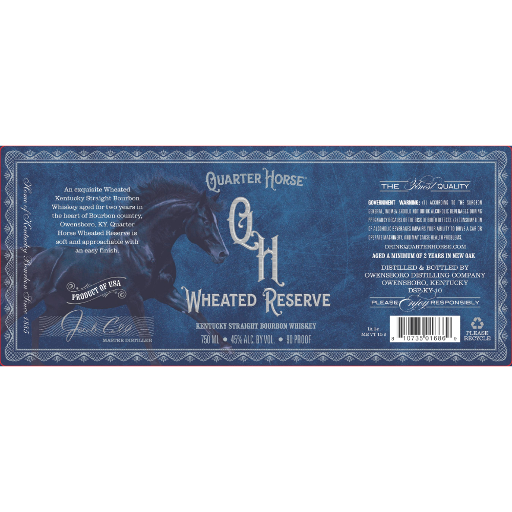 Buy Quarter Horse Wheated Reserve Bourbon Online