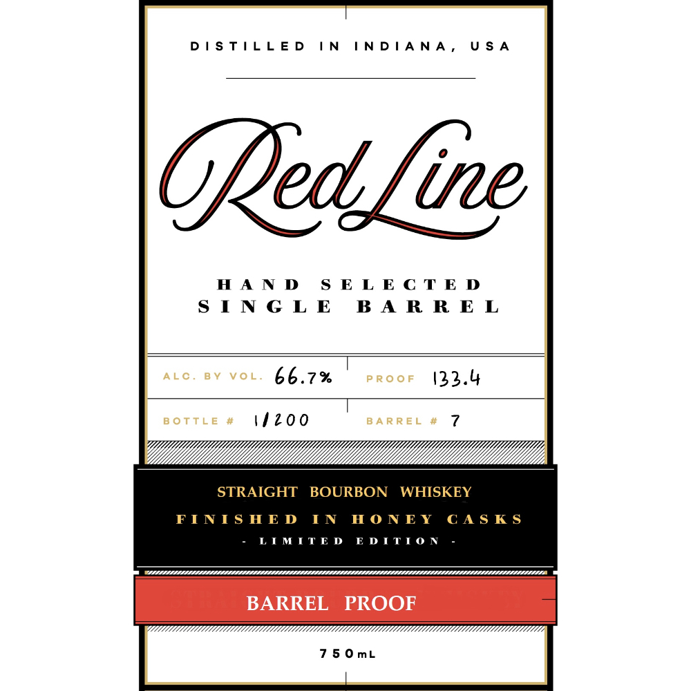 Buy Red Line Single Barrel Bourbon Finished In Honey Casks Online