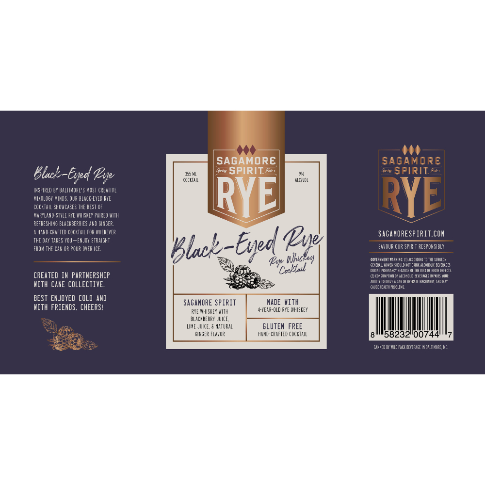Buy Sagamore Spirit Black-Eyed Rye Cocktail Online