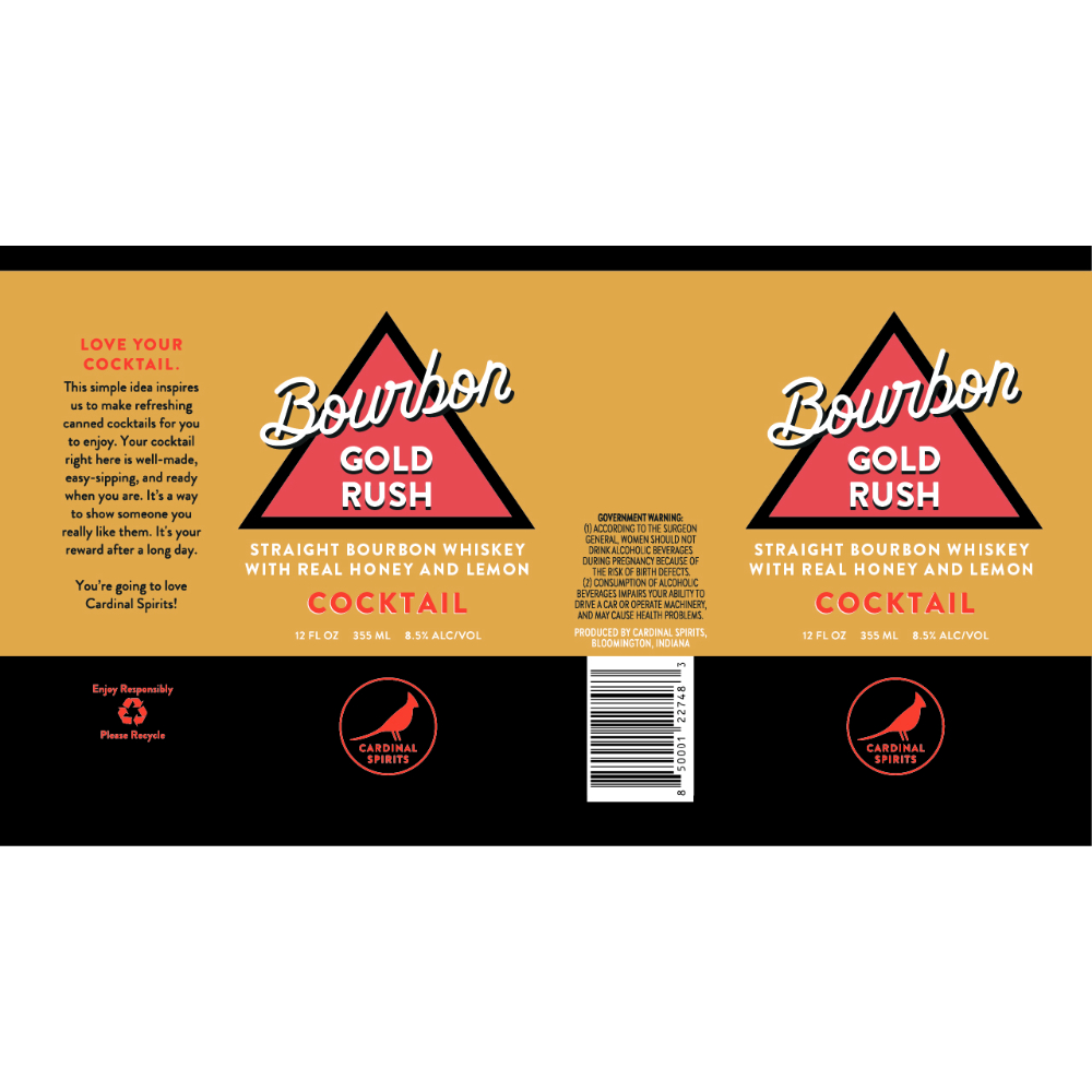 Buy Cardinal Spirits Bourbon Gold Rush Online