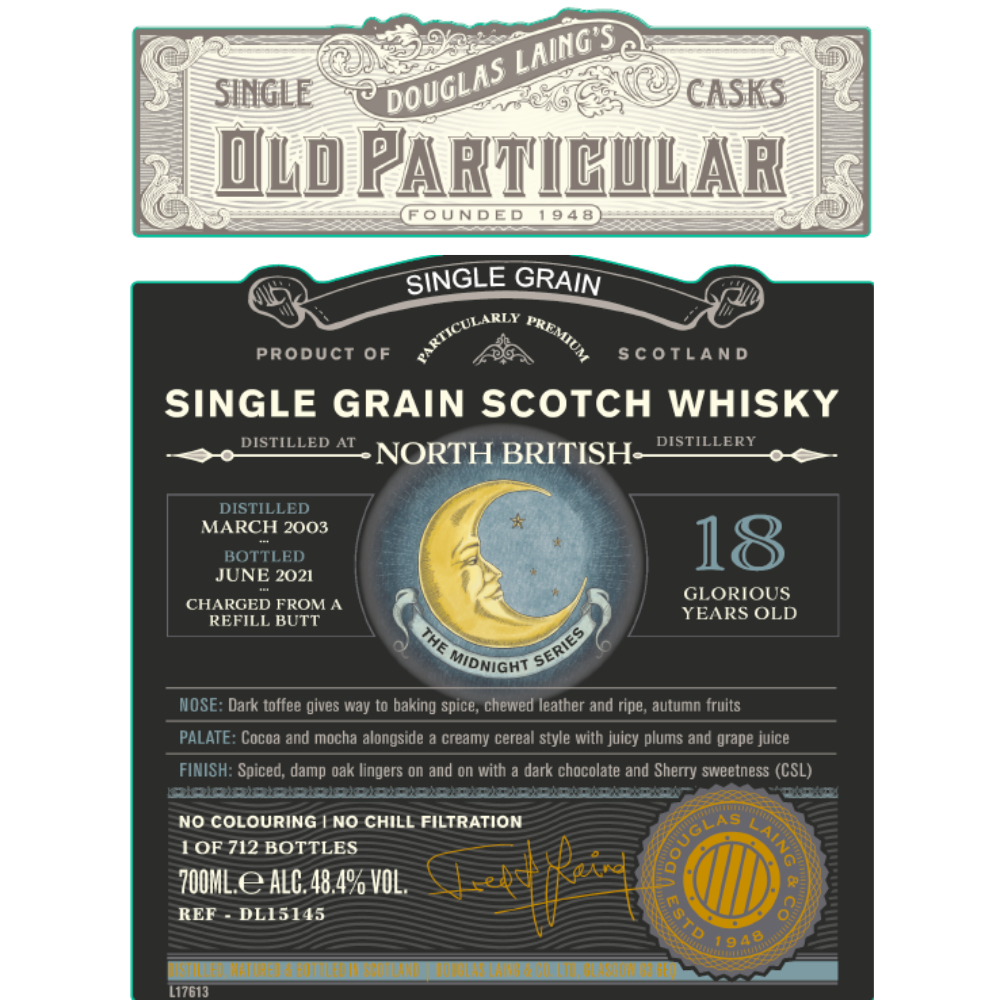 Buy Douglas Laing 18 Year Old North British Single Grain Scotch Online