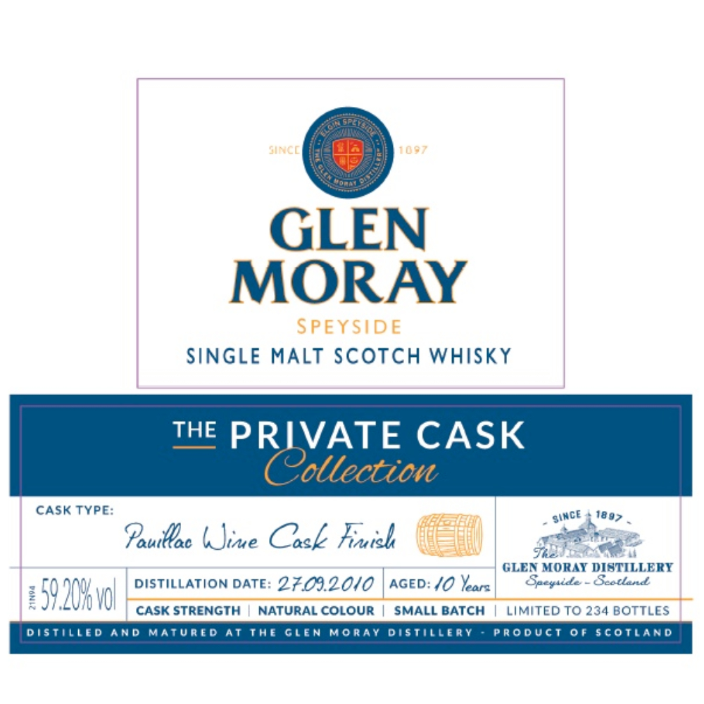 Buy Glen Moray The Private Cask Collection Pauillac Wine Cask Finish Online