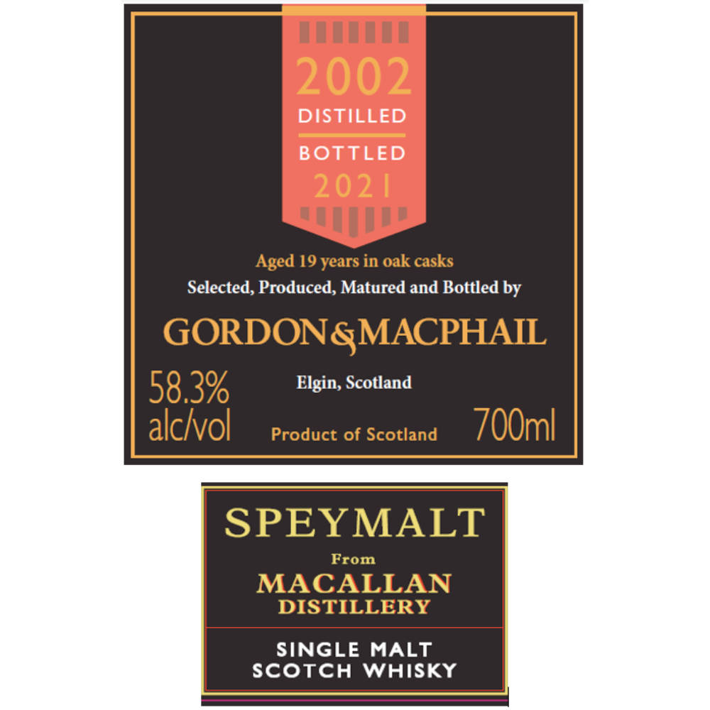 Buy Gordon & Macphail 19 Year Old Macallan Single Malt Scotch Online