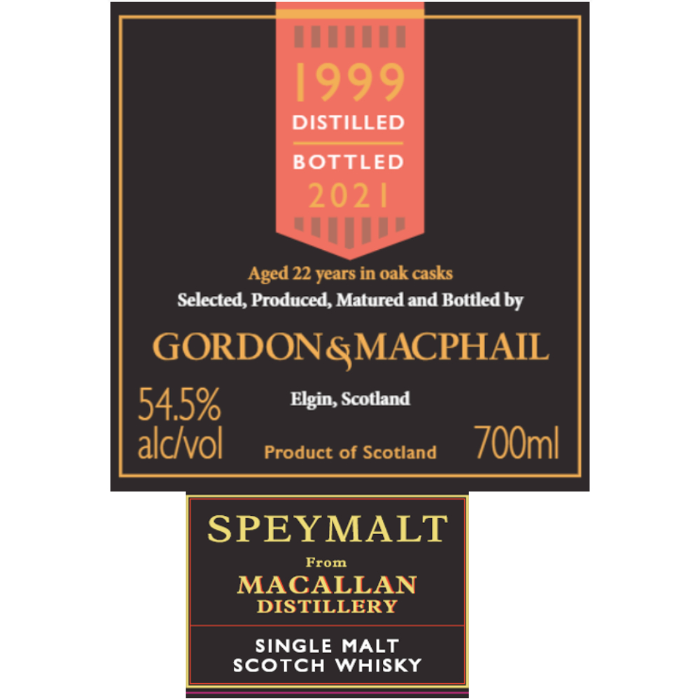 Buy Gordon & Macphail 22 Year Old Macallan Single Malt Scotch Online