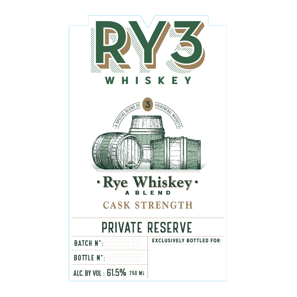 Buy RY3 Rum Cask Finish Blended Rye Whiskey Online