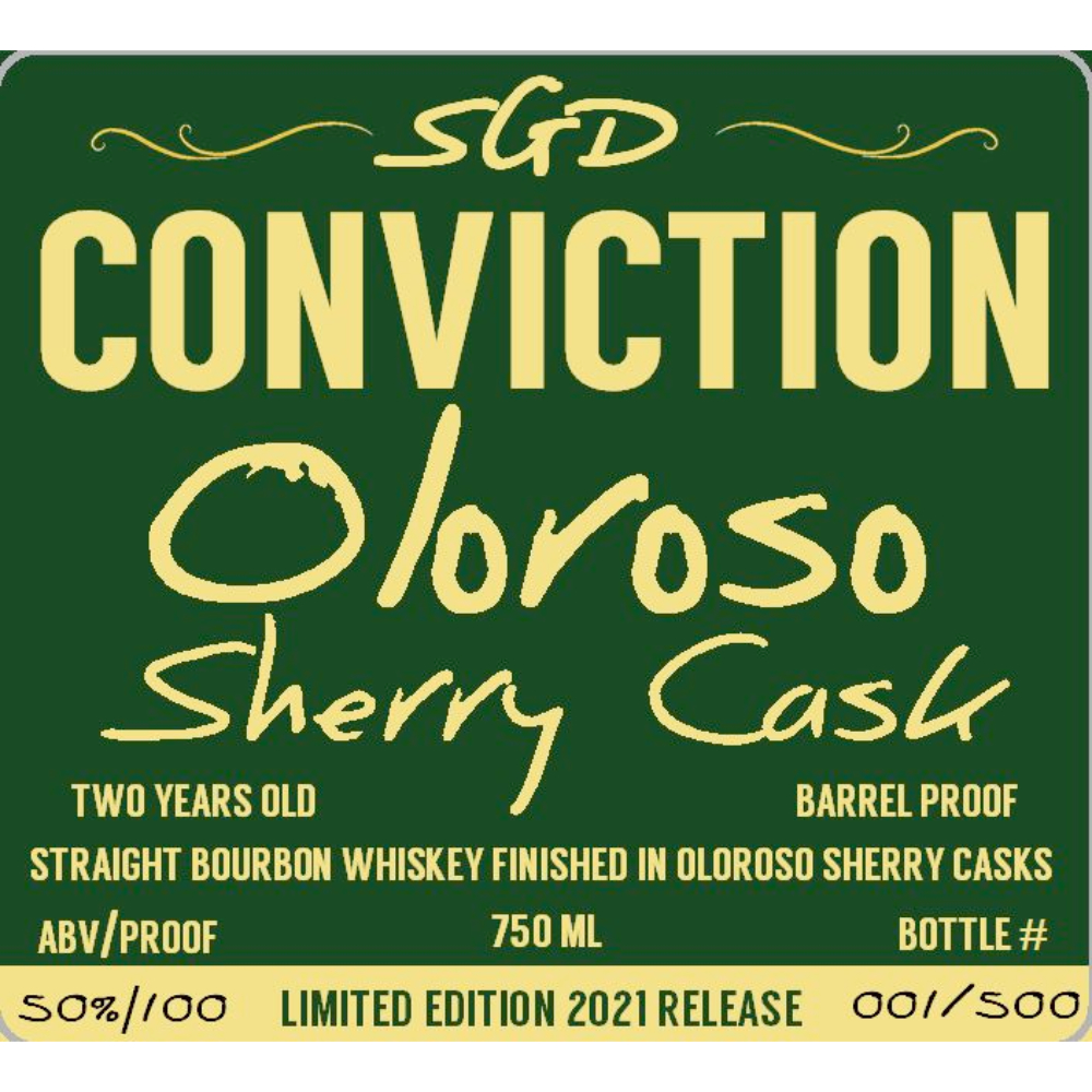 Buy Southern Grace Conviction Oloroso Sherry Cask Finished Bourbon 2021 Online
