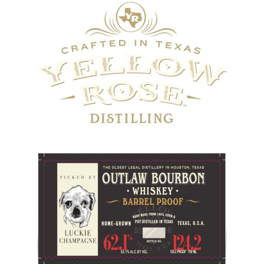 Buy Yellow Rose Distilling Outlaw Bourbon Barrel Proof Online